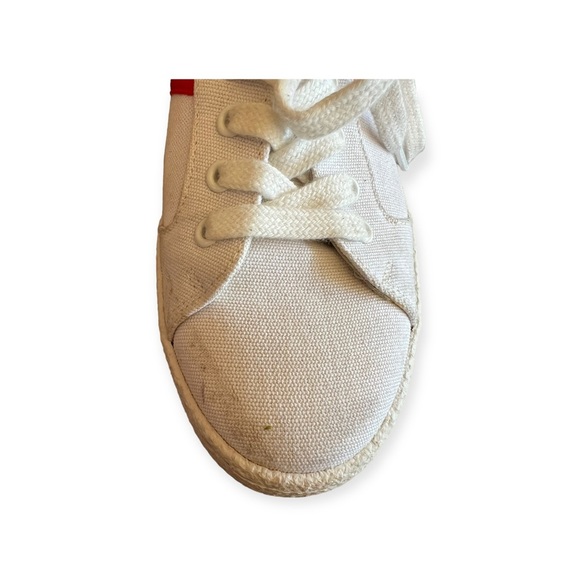 🎁 MAJE Frencha fashion Sneakers shoes red glitter Size 38/8 🎁 - Picture 8 of 9